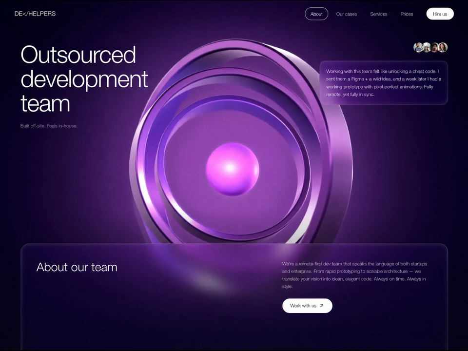 “remote dev collective”｜来源 MotionSites｜原分类 网站