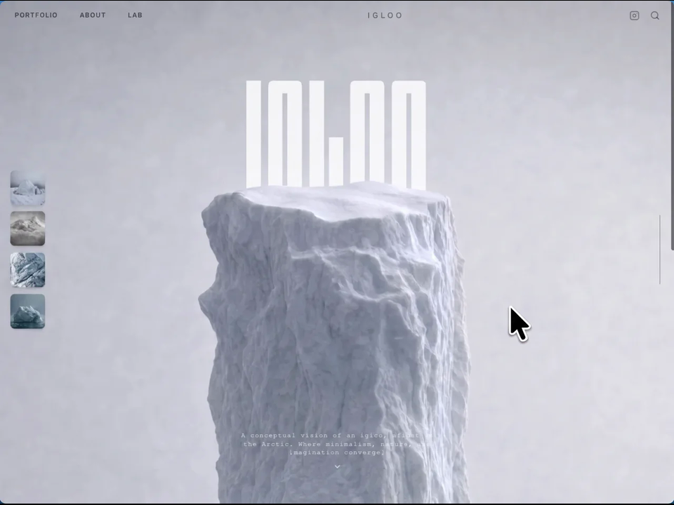“arctic lab”｜来源 MotionSites｜原分类 网站