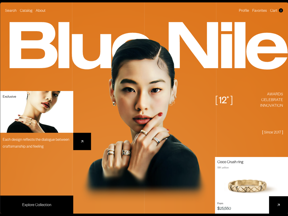 “Jewelry Store”｜来源 MotionSites｜原分类 网站