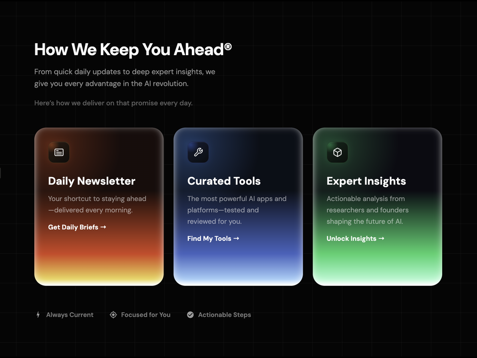 “Keep Ahead Features”｜来源 MotionSites｜原分类 网站