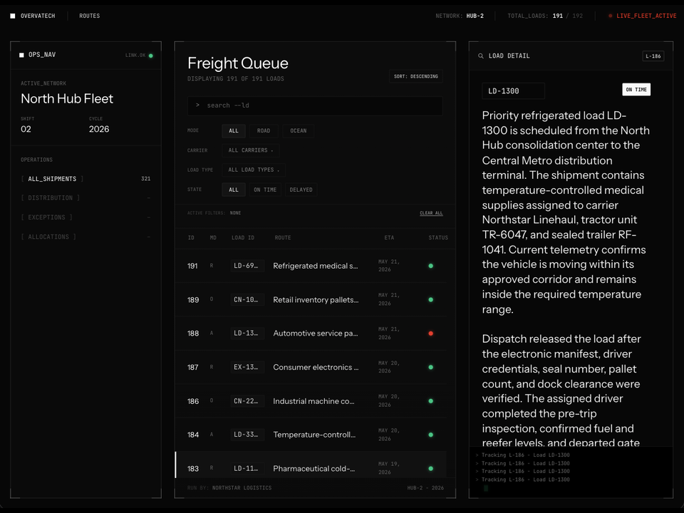 “Freight Command”｜来源 MotionSites｜原分类 应用